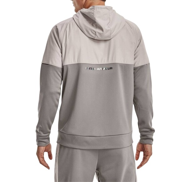 Under Armour Adulto  UA Jacket men's training storm Full Zip Hoodie, Gray, Sz M - Picture 2 of 6